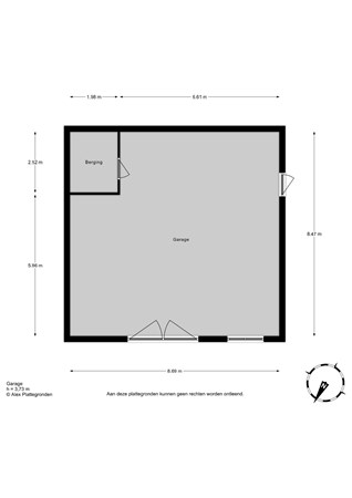 Floorplan - Noordvliet 147A, 3142 CL Maassluis